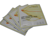 Pack of Luminous Deep Collagen Brightening Gel Mask on a white background