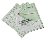 Pack of Luminous Deep Collagen Soothing Gel Mask on a white background