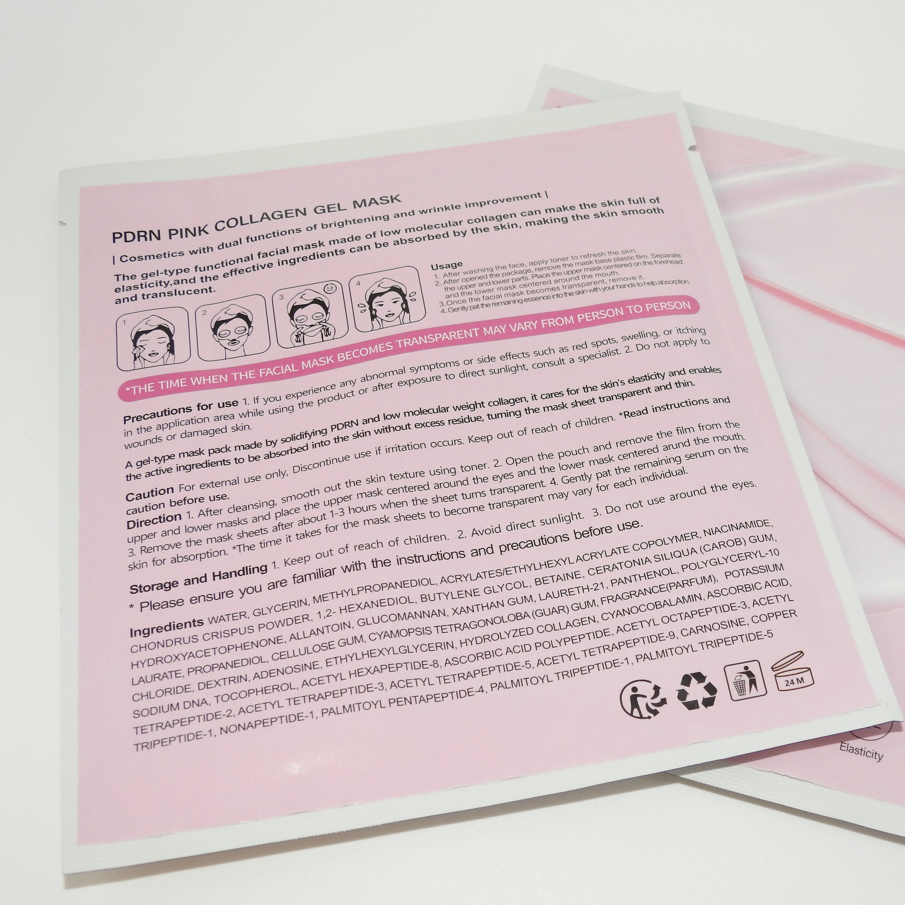 PDRN Facial Mask Bundle – 4 Pack